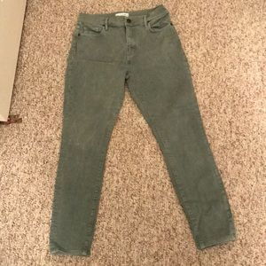 LOFT Sage High Rise Skinny Jeans